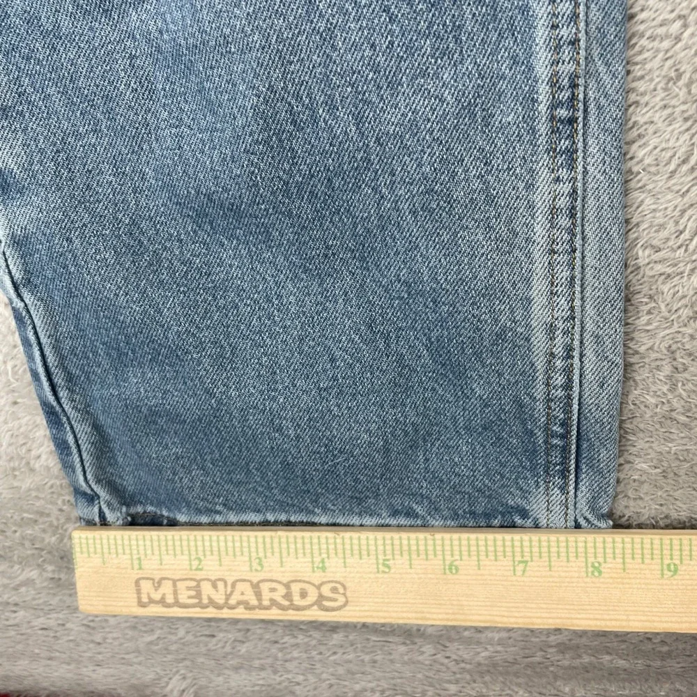 Carhartt Traditional Fit Jeans Mens 30x34 Blue Distressed Workwear Denim Pants